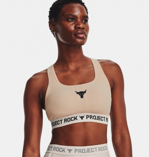 Clothing - Under Armour  Project Rock Crossback Training Ground Sports Bra | Fitness 